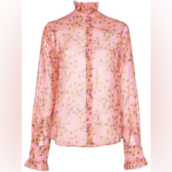 ALEXIS
Indra Floral Georgette Blouse In Pink - Picture 1 of 9